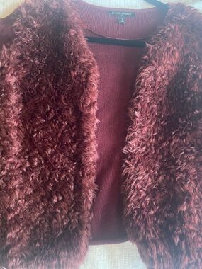 Banana Republic Ribbed Knit Sweater in Deep Wine